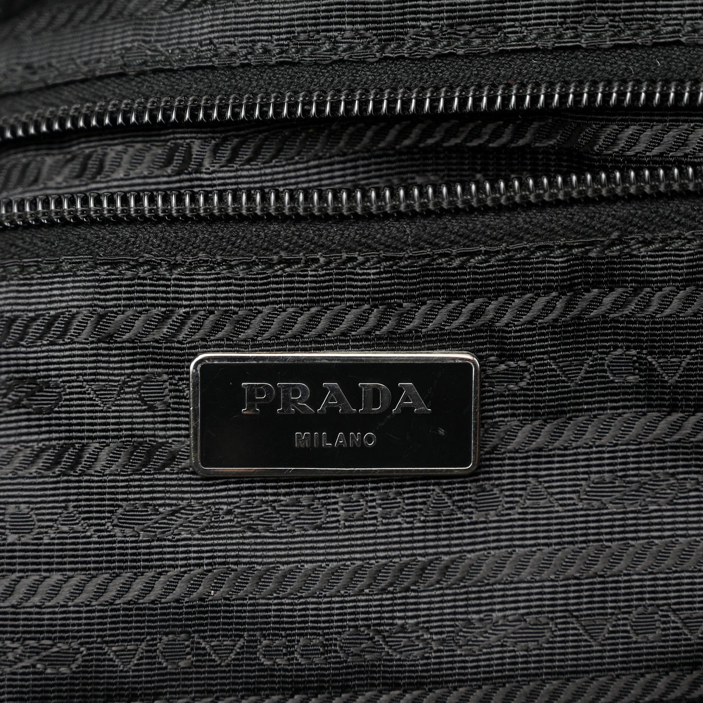 Tessuto Nylon Saffiano Carry On Travel Bag Black