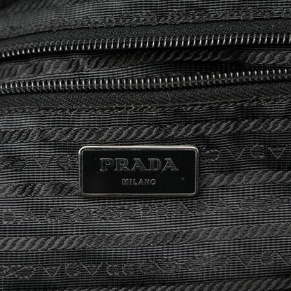 Prada Tessuto Nylon Saffiano Carry On Travel Bag Black 6 of 13
