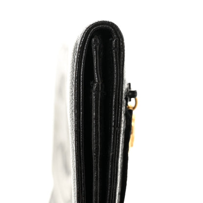 Chanel Lambskin Timeless CC Flap Wallet Black 12 of 13