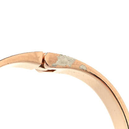 Louis Vuitton Brass Monogram Nanogram Cuff S Pink Gold 8 of 8