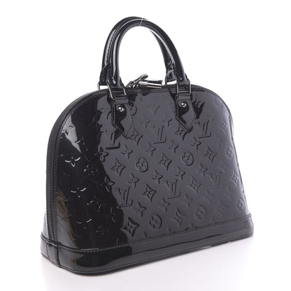 Louis Vuitton Vernis Alma PM Noir Magnetique 3 of 10