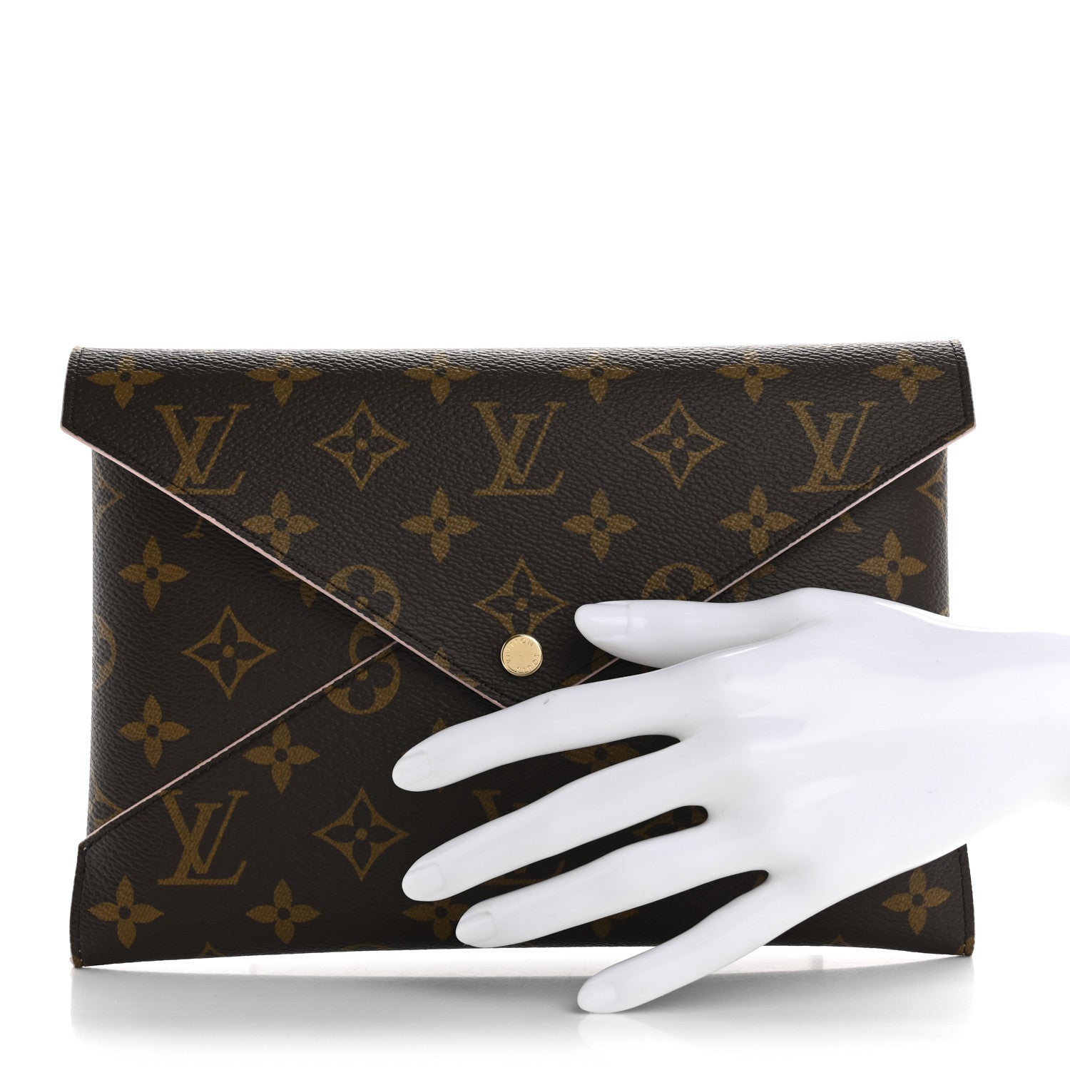 Louis Vuitton Monogram Large Kirigami Pochette Insert Rose Ballerine 2 of 9