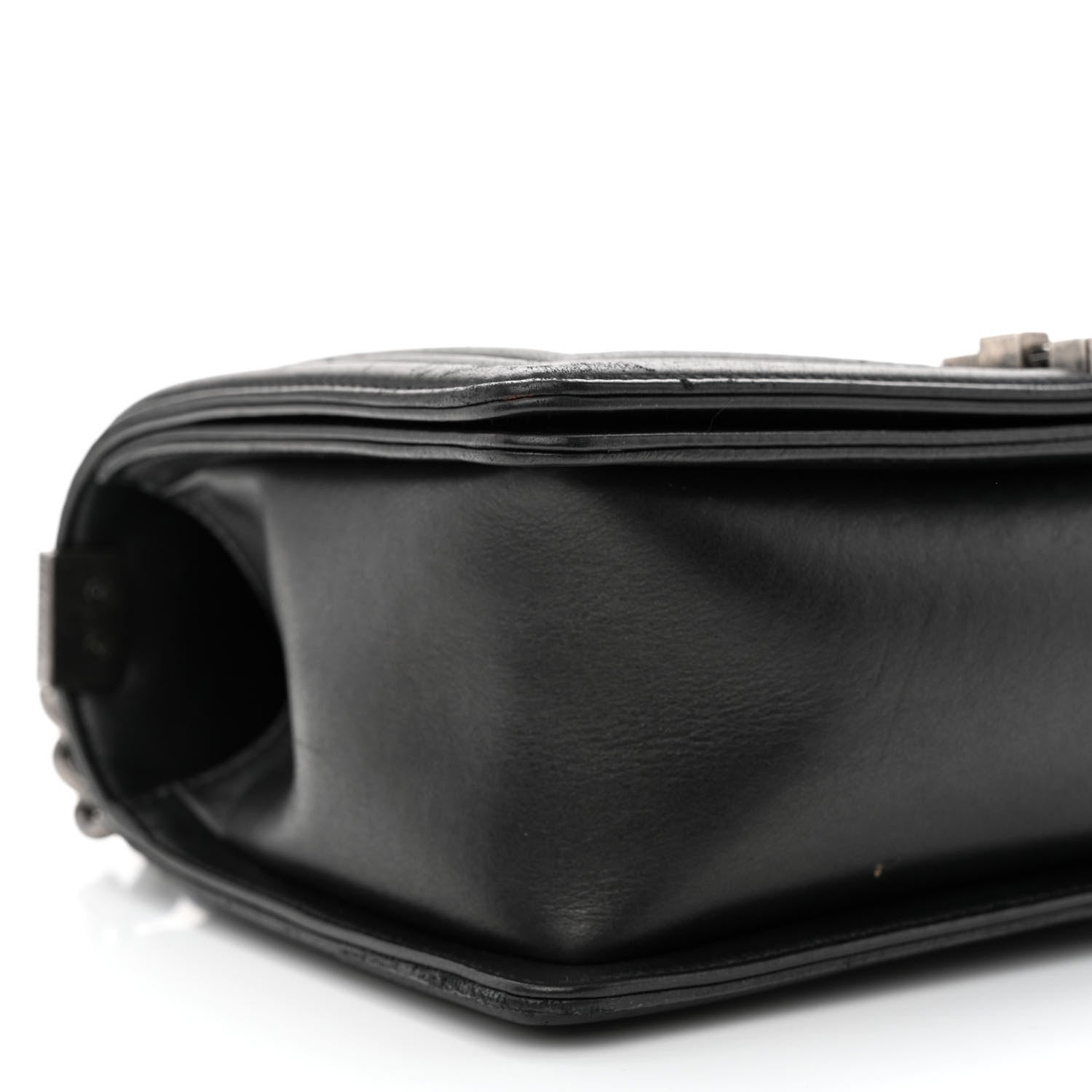 Chanel Calfskin Quilted Medium Boy Flap Black 9 of 12