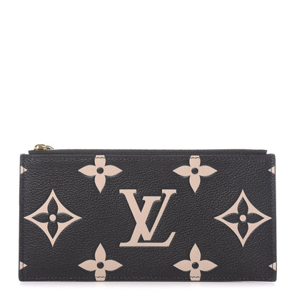 Louis Vuitton Empreinte Monogram Giant Crafty Pochette Felicie Zippered Insert Black 1 of 6
