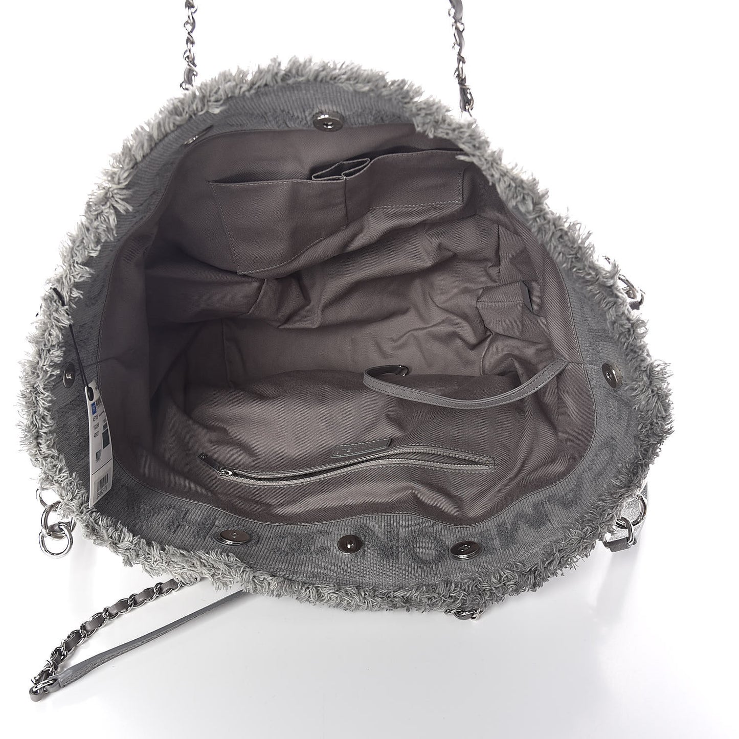 Canvas Small Double Face Tote Gray