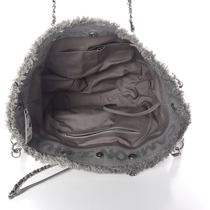 Chanel Canvas Small Double Face Tote Gray 5 of 10