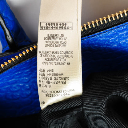 Burberry Heritage Grain Medium Dewsbury Tote Blue 8 of 8