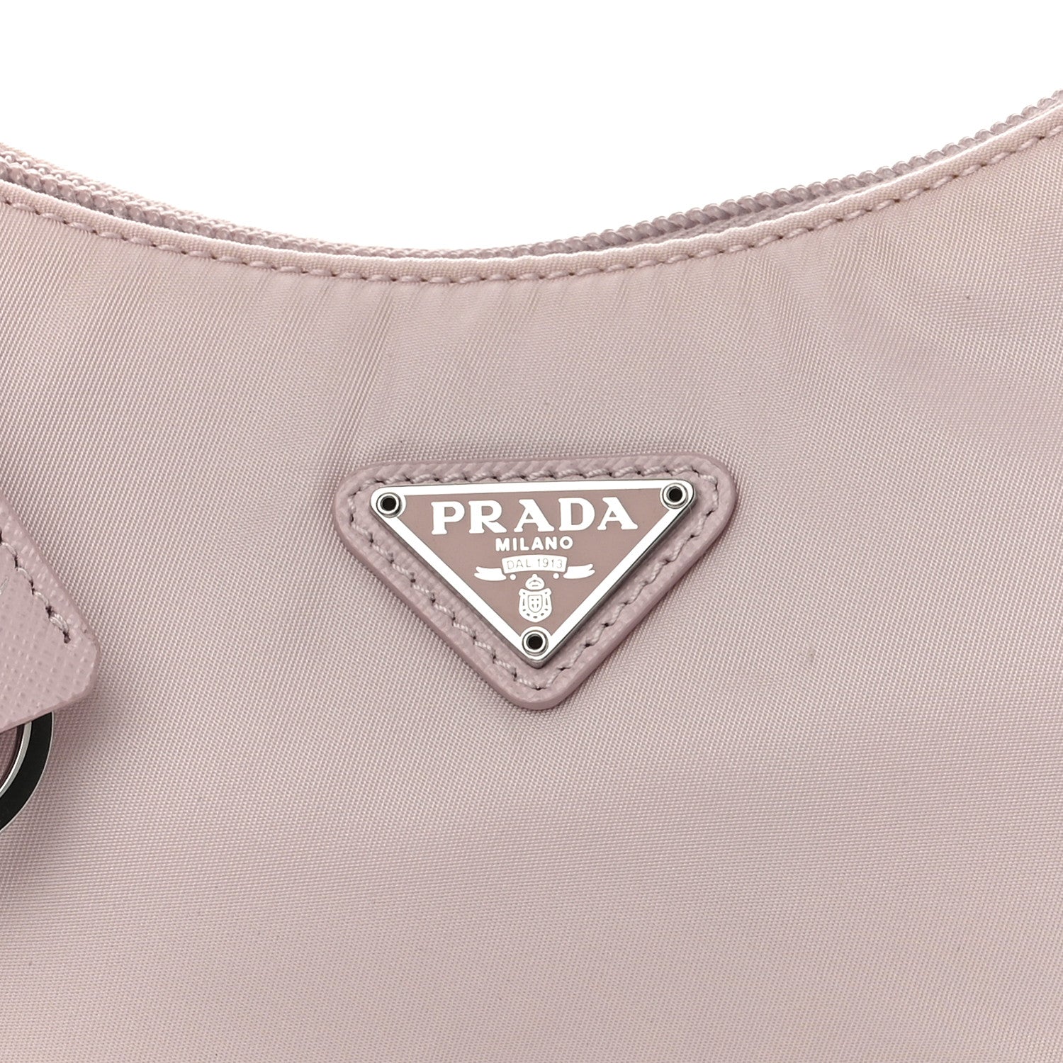 Prada Re-Nylon Saffiano Mini Re-Edition 2000 Bag Alabastro 9 of 13