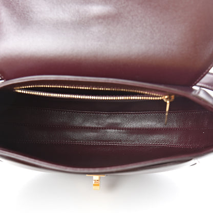 Celine Burgundy Satinated Calfskin Besace 16 Burgundy 5 of 11