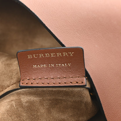 Burberry Calfskin Large Grommet Hobo Tan 6 of 9