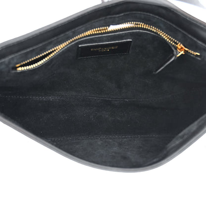 Saint Laurent Patent Le 5 A 7 Hobo Black 5 of 12