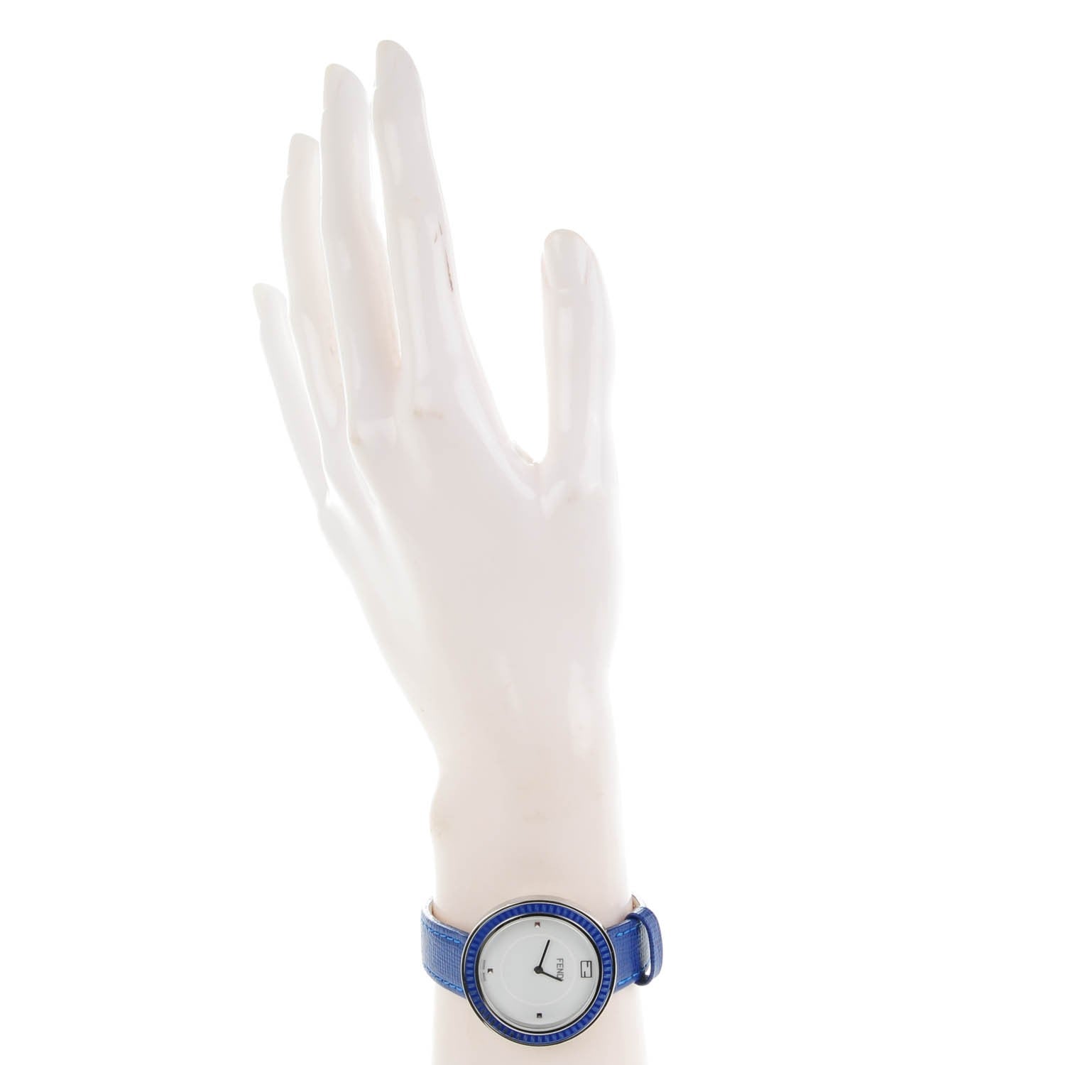 Fendi Stainless Steel Calfskin 36mm My Way Quartz Watch Blue 3 of 10