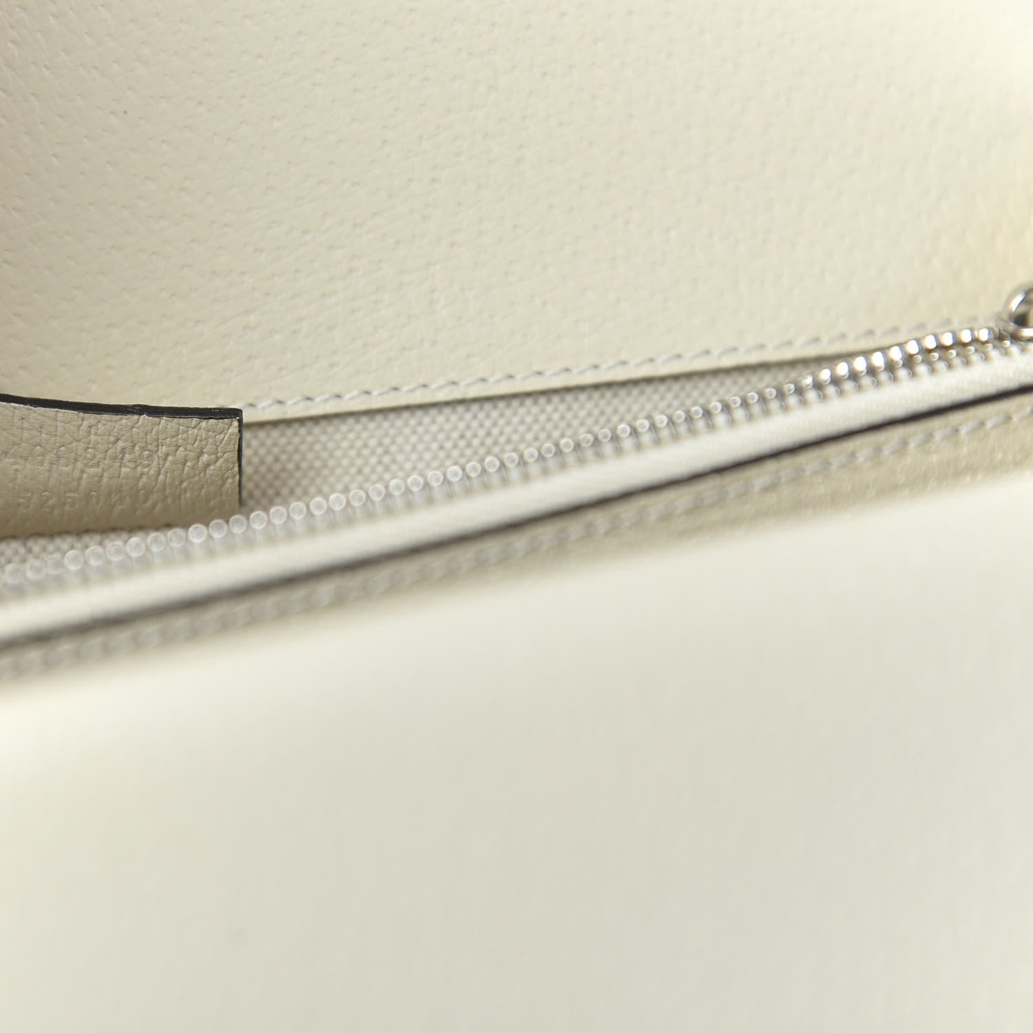 Gucci Textured Calfskin Crystal Small Dionysus Shoulder Bag Mystic White 9 of 10