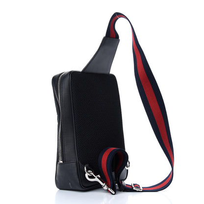 Gucci GG Supreme Monogram Web Belt Bag Black Grey 3 of 10