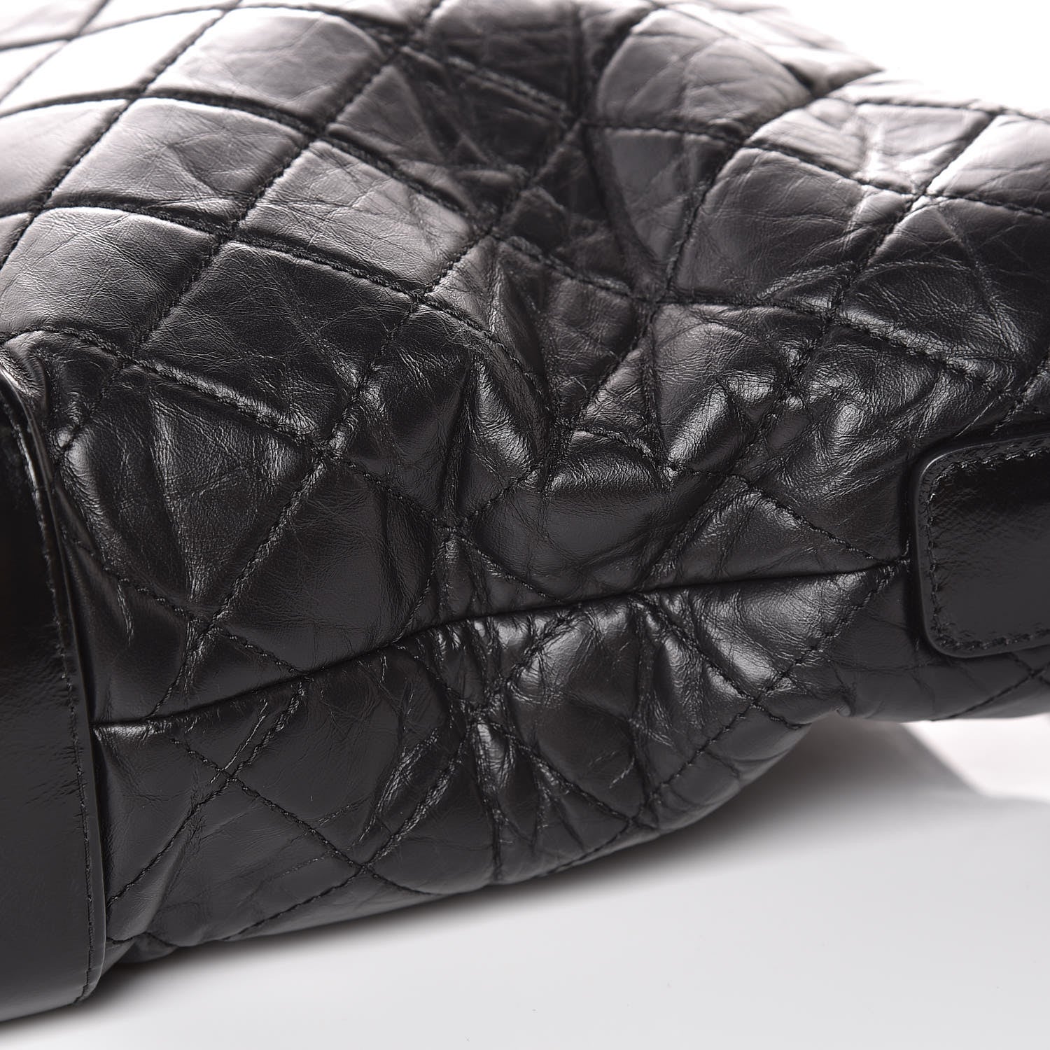 Chanel Aged Calfskin Quilted Large Gabrielle Hobo Black 17 of 19