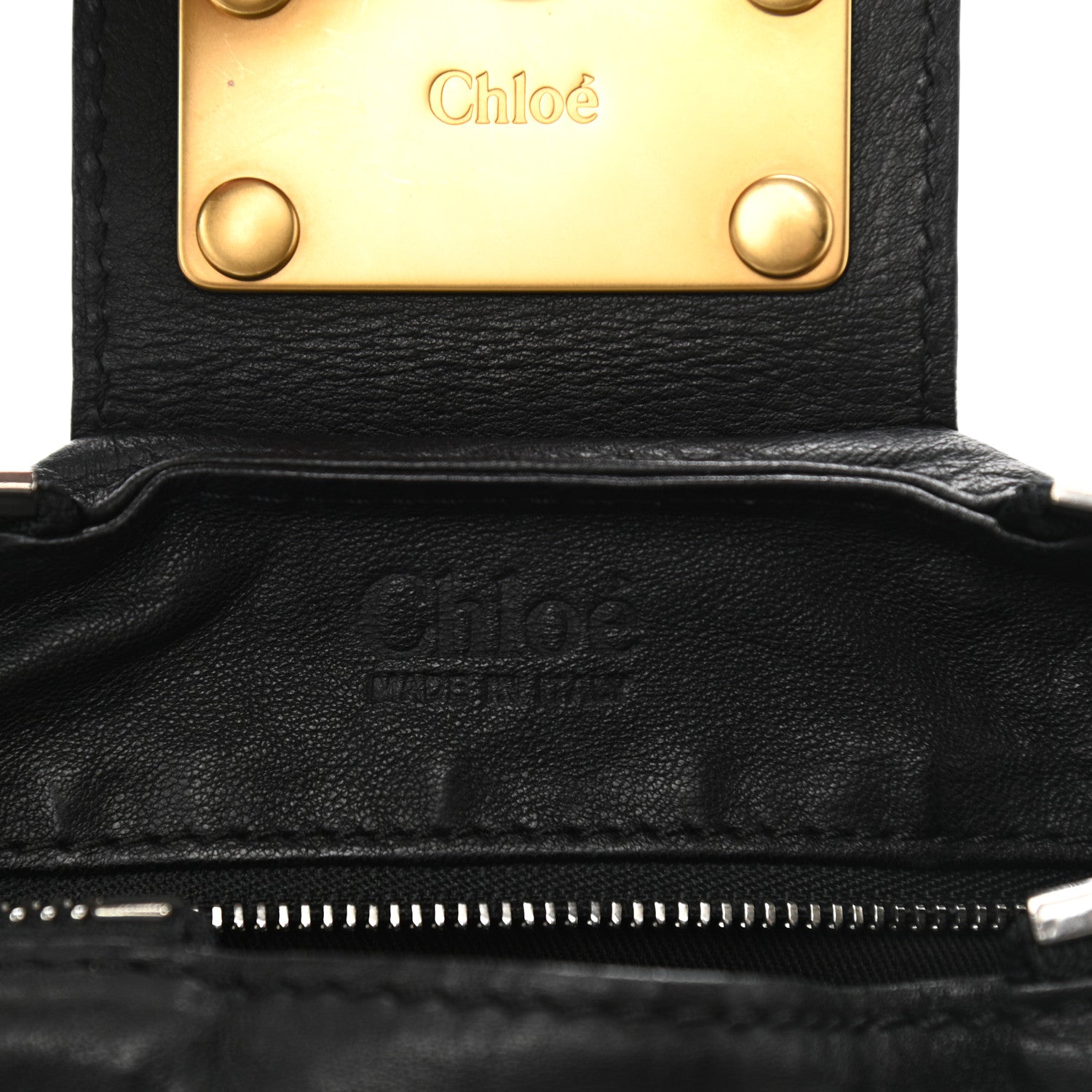 Chloe Calfskin Medium Paddington Satchel Black 6 of 9