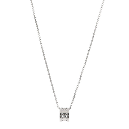Gucci 18K White Gold Icon Twirl Pendant Necklace 1 of 6
