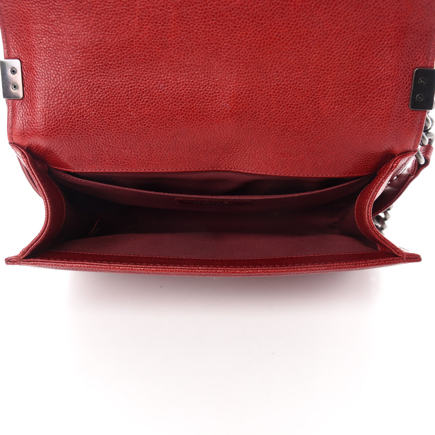 Chanel Caviar Quilted Medium Boy Flap Red 5 of 12