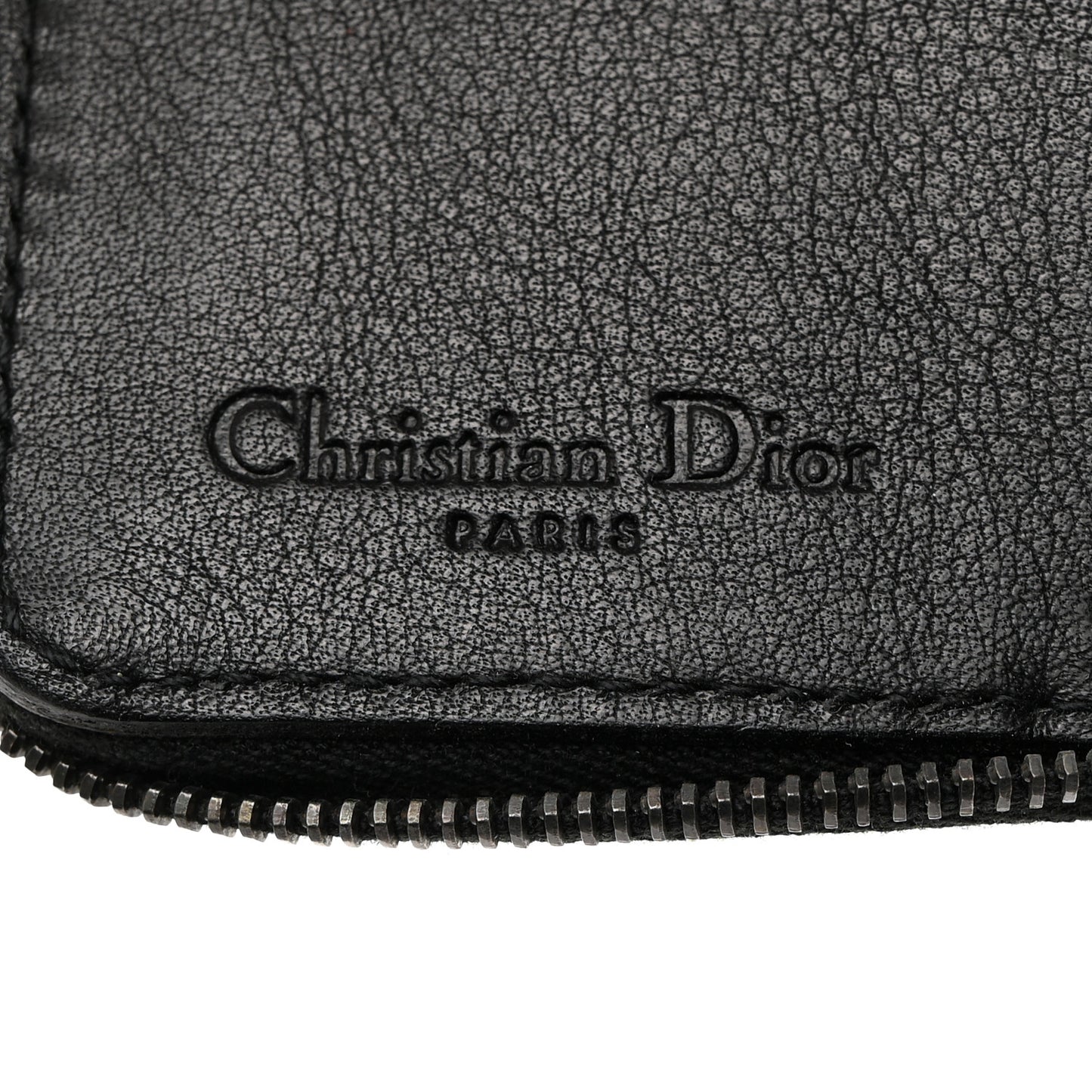 Suede Cannage 6 Key Holder Coin Wallet Black
