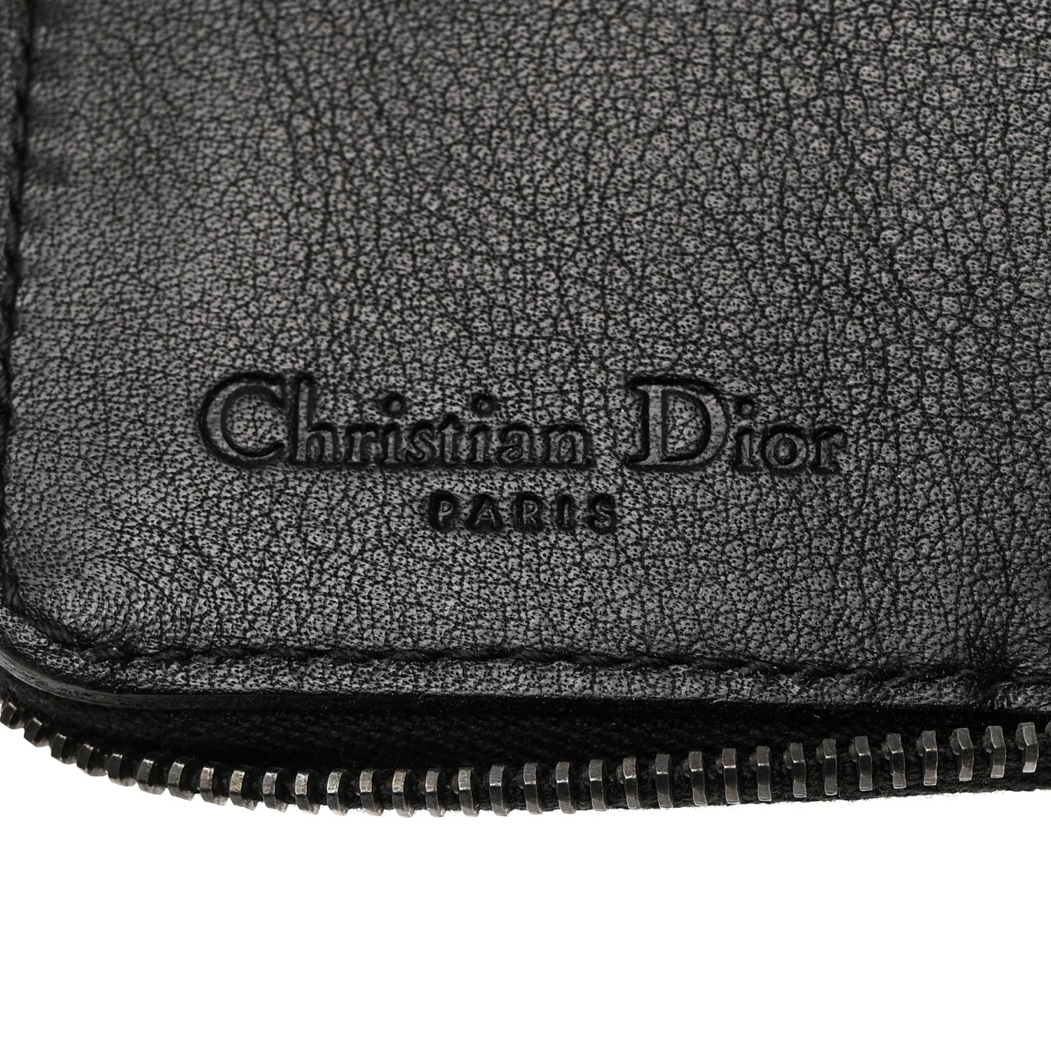 Christian Dior Suede Cannage 6 Key Holder Coin Wallet Black 7 of 11