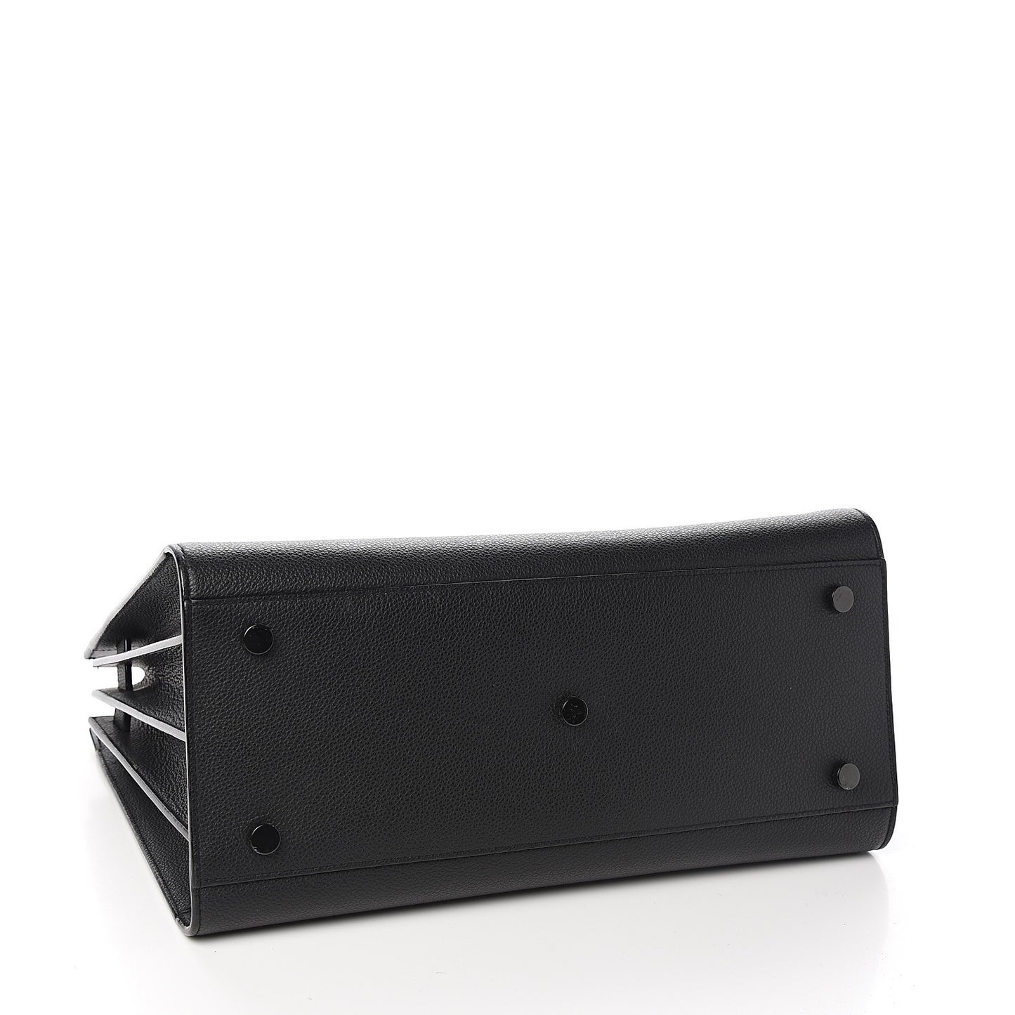 Grained Calfskin Small Sac De Jour Black