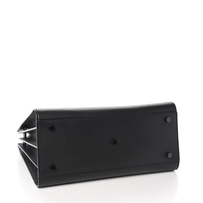 Saint Laurent Grained Calfskin Small Sac De Jour Black 3 of 9