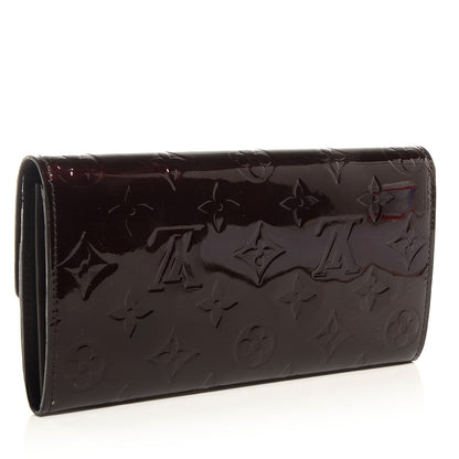 Louis Vuitton Vernis Sarah Wallet Amarante 3 of 7