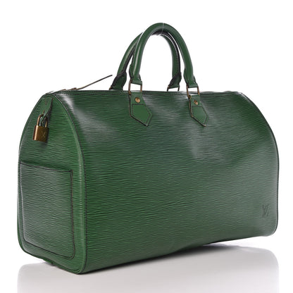 Louis Vuitton Epi Speedy 35 Borneo 3 of 20