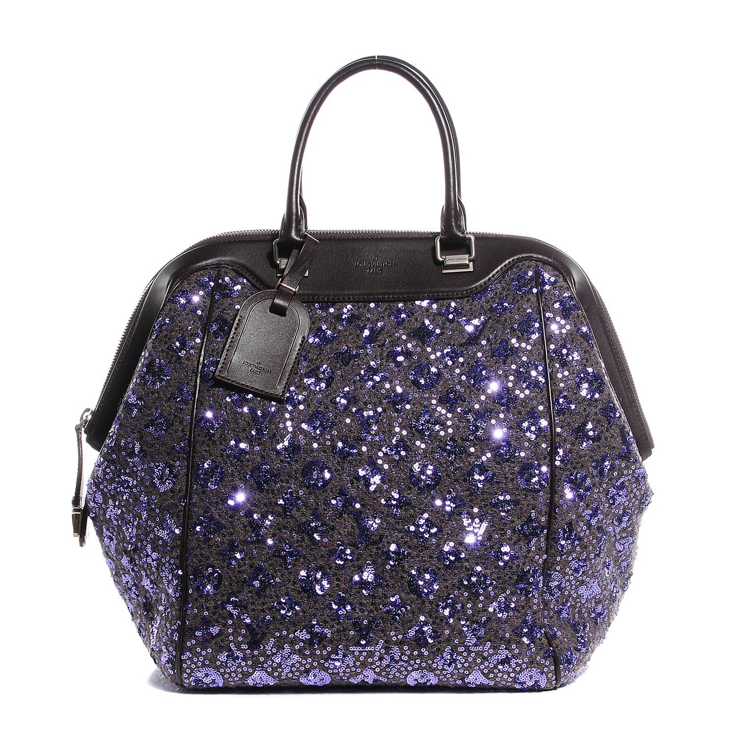 Sequin Monogram Sunshine Express North South Purple