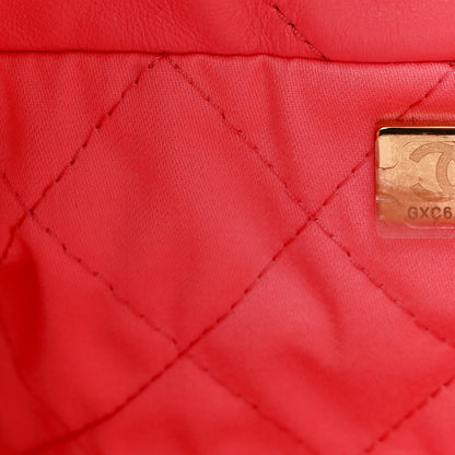 Chanel Shiny Calfskin Quilted Small Chanel 22 Coral Pink 7 of 12