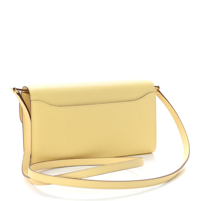 Hermes Epsom Constance Long Wallet To Go Wallet Jaune Poussin 2 of 8
