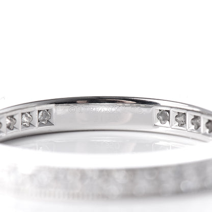 Tiffany Platinum Diamond 2mm Legacy Band Ring 50 5.25 4 of 5