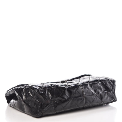 Chanel Vinyl Quilted XXL Reissue Flap Black 4 of 20