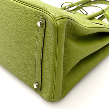 Hermes Togo Birkin 35 Vert Anis 10 of 10
