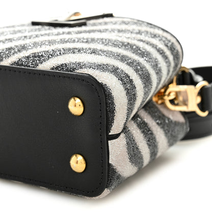 Louis Vuitton Swarovski Calfskin Capucines Mini Zebra 9 of 9
