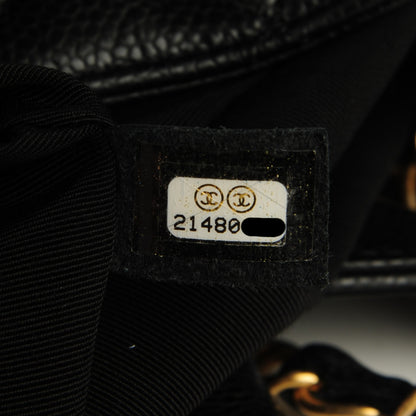 Chanel Caviar Quilted Flap Tote Black 7 of 9