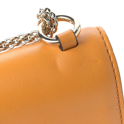 Valentino Garavani Vitello Small Glam Lock Rockstud Flap Mandarin Sorbet 7 of 12