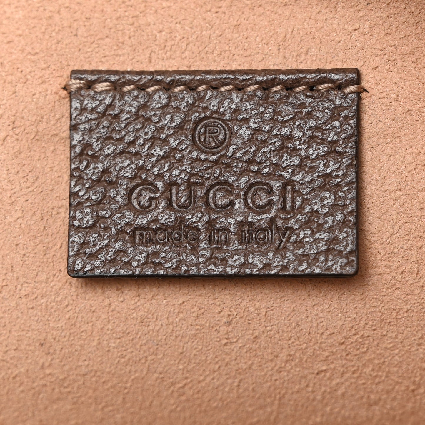 GG Supreme Monogram Large Ophidia Pouch Clutch Brown