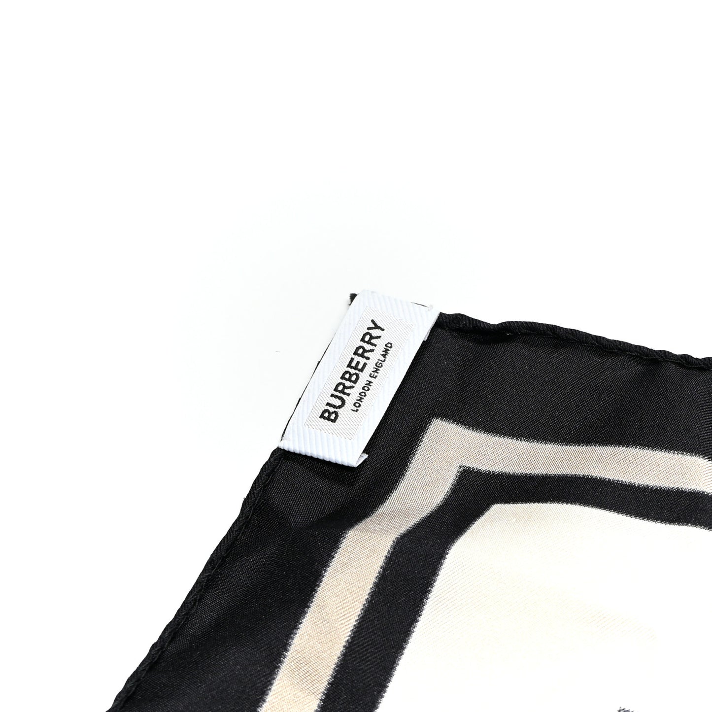 Silk Vintage Check Icon Stripe TB Monogram Print Scarf Archive Beige