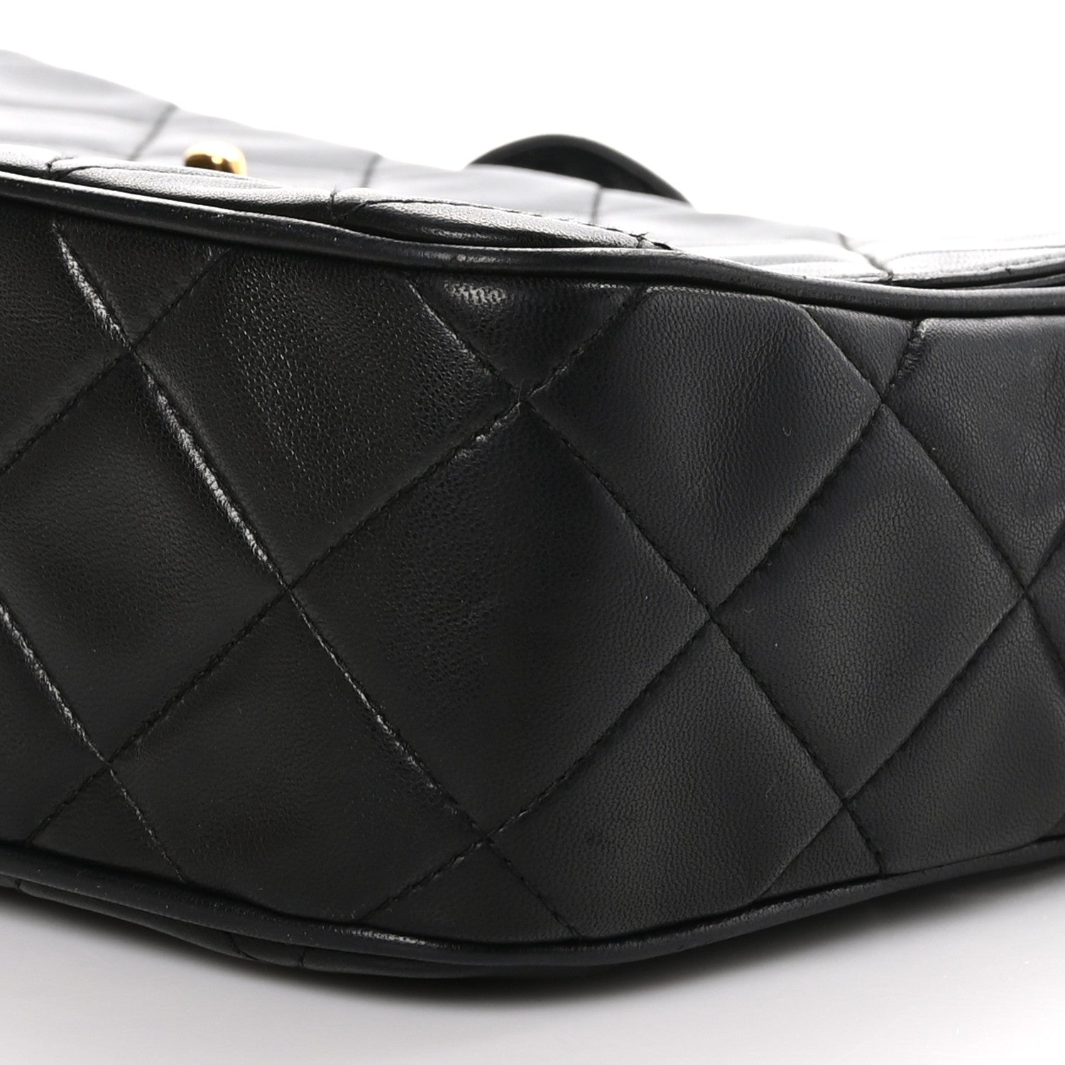 Chanel Lambskin Quilted Tassel Camera Case Black 10 of 10