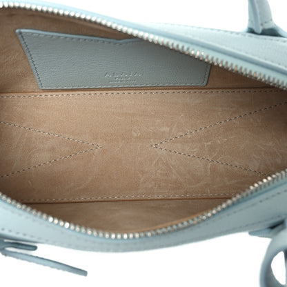 Alaia Goatskin Small Le Teckel Bag Sky Blue 6 of 10