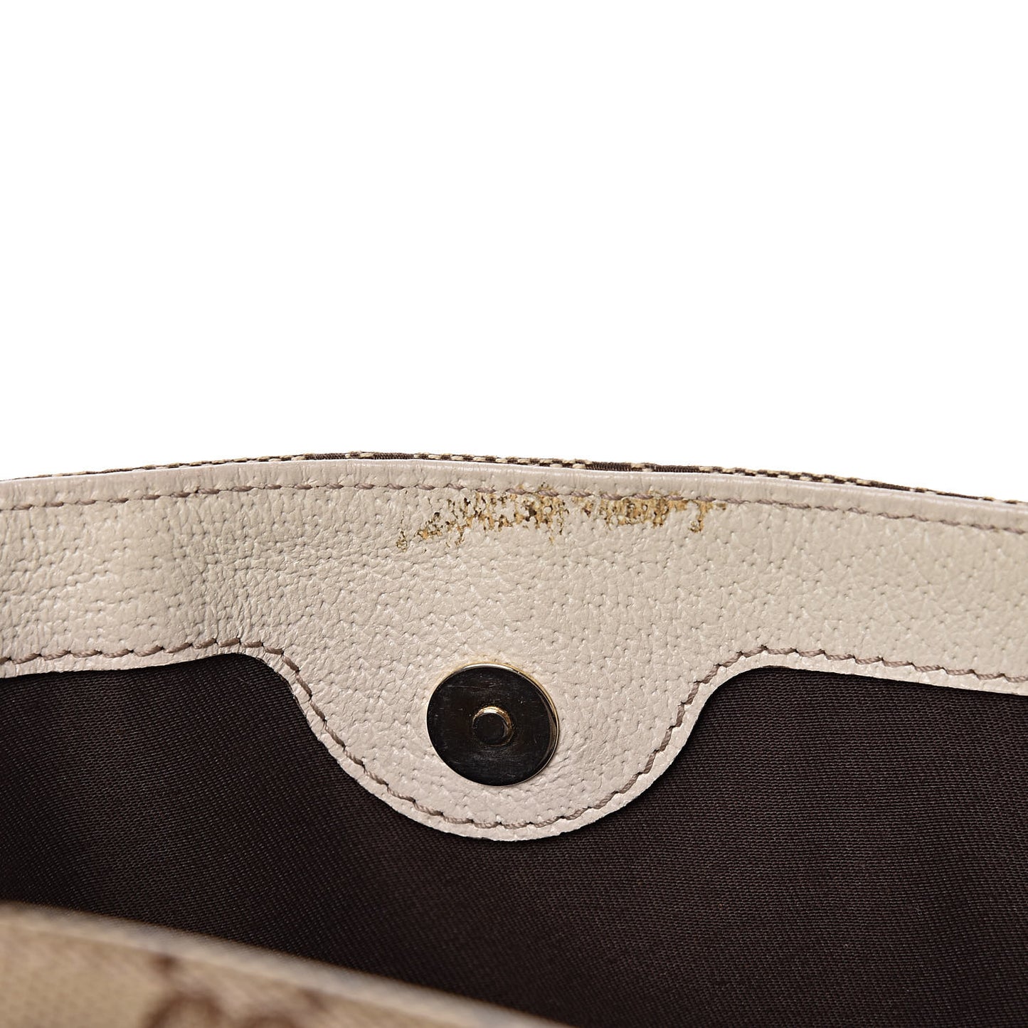 Monogram Medium Charmy Shoulder Bag Off White