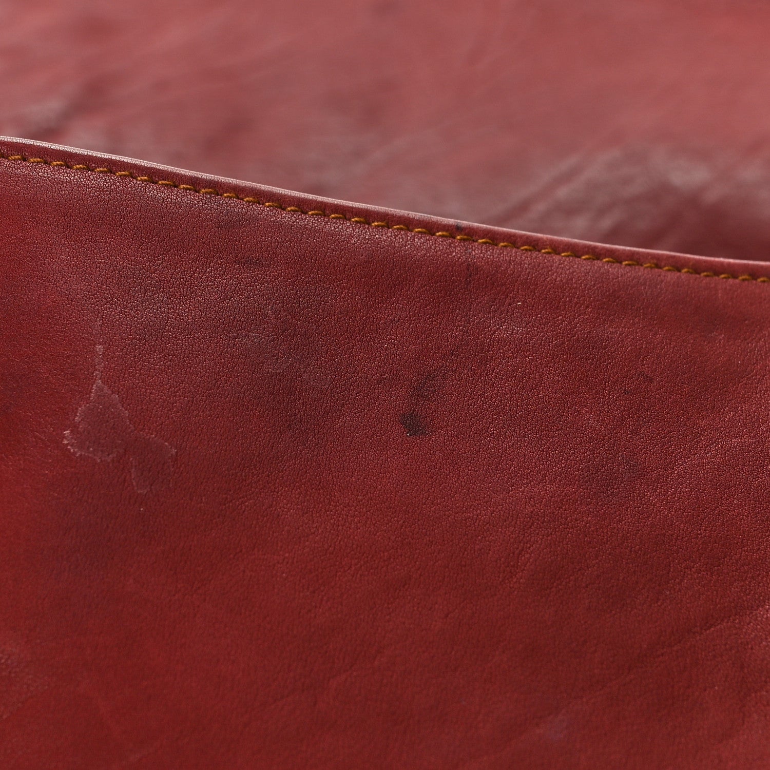 Christian Dior Calfskin Medium Gaucho Double Saddle Bag Red 9 of 12