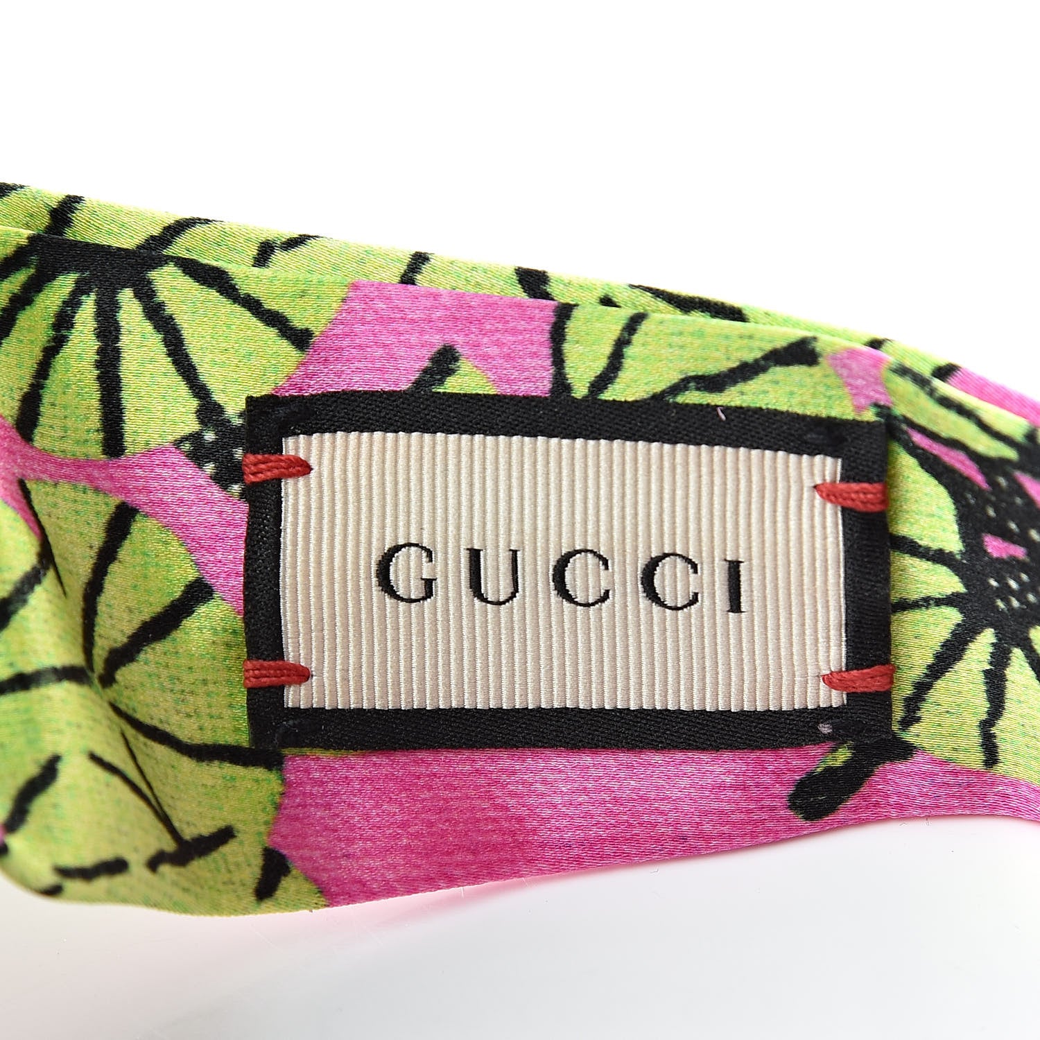 Gucci Silk Monogram Bengal Tiger Print Duchesse Headband 5 of 5