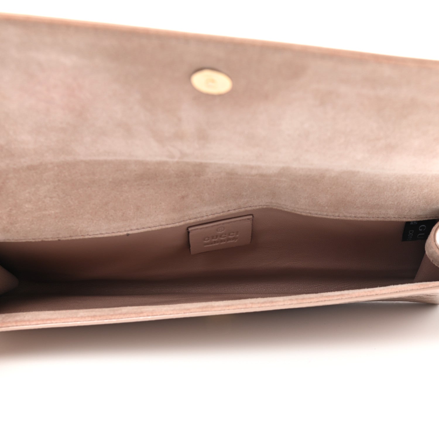 Gucci Patent Microguccissima Small Broadway Clutch Dark Cipria 5 of 7