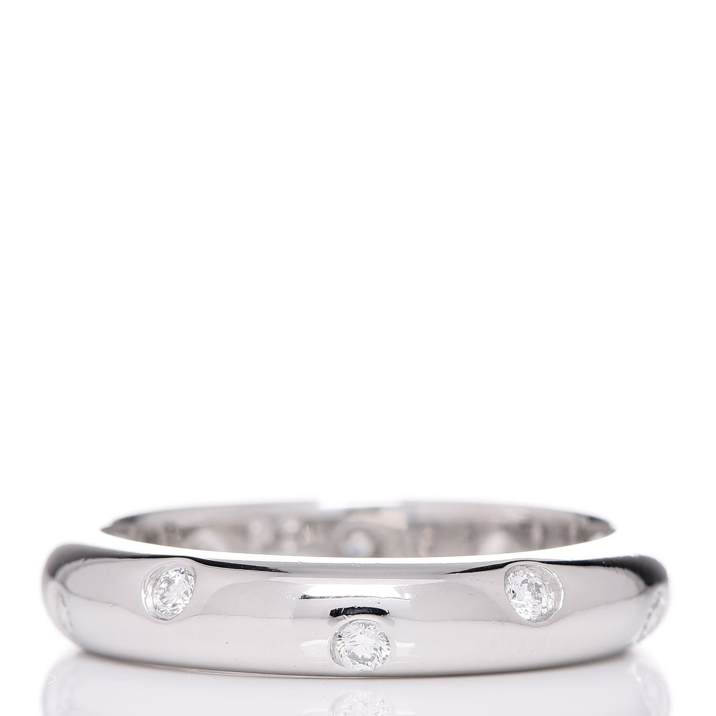 Platinum Diamond 4mm Etoile Band Ring 54 6.75