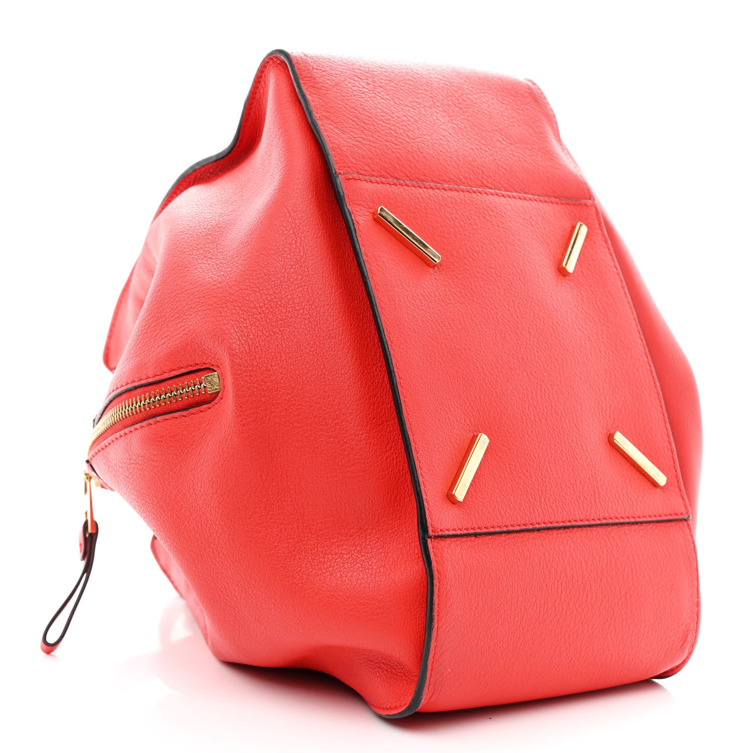 Loewe Calfskin Small Hammock Shoulder Bag Scarlet Red 10 of 11