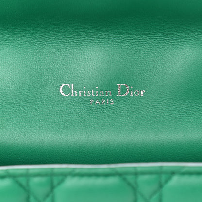 Christian Dior Lambskin Cannage Large Miss Dior Flap Green 6 of 11