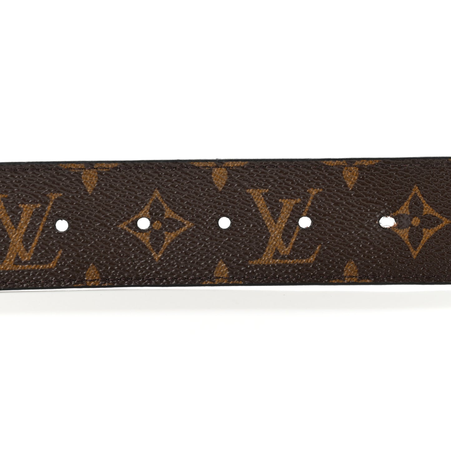 Calfskin Monogram 40mm LV Initiales Reversible Belt 95 38 Black