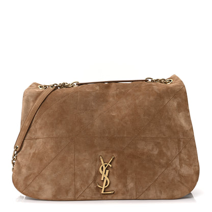 Saint Laurent Suede Matelasse Monogram Large Jamie 4.3 Snuff 1 of 10